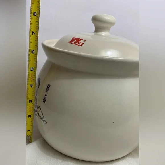 Vintage MYLAND Large Chinese Medicine Herbal Cooking Pot w/Lid - 15 Cups - Picture 8 of 14